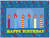 Happy Birthday with candles
